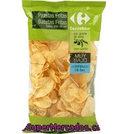 Patatas Fritas Con Aceite De Oliva Muy Bajas En Sal Carrefour 150 G.