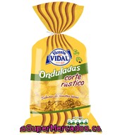 Patatas Fritas Onduladas De Corte Rústico Vicente Vidal 210 G.