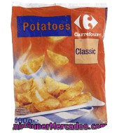 Patatas Prefritas Con Piel Carrefour 600 G.