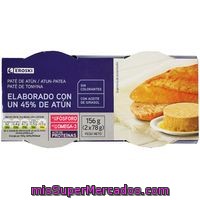 Paté De Atún Eroski, Lata Pack 2x78 G