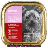 Paté De Buey Para Perros De Razas Pequeñas Eroski, Lata 150 G