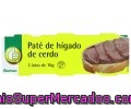 Paté De Hígado De Cerdo Producto Económico Alcampo Pack 3 Unidades De 70 Gramos