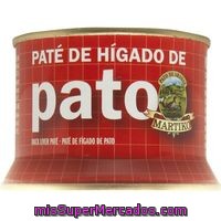 Paté De Hígado De Pato 75% Martiko, Lata 130 G