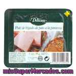 Paté De Pato A La Pimienta Delicass, Blister 90 G