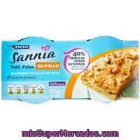 Paté De Pollo Eroski Sannia, Lata 156 G