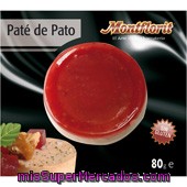 Pate Pato Montflorit Frambuesa 80 Grs