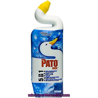 Pato Desinfectante Wc 5 En 1 Azul Océano Botella 750 Ml