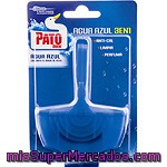 Pato Desinfectante Wc Agua Azul 3 En 1 Aparato + Recambio