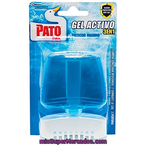 Pato Desinfectante Wc Gel Azul Aparato + Recambio