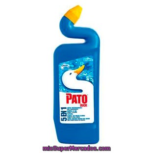 Pato Limpiador Gel Wc Azul Botella 750 Ml