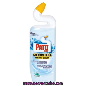 Pato Limpiador Gel Wc Gel Con Lejia Botella 750 Ml