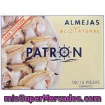 Patron Almejas Coreanas Al Natural 10-15 Piezas Lata 63 G Neto Escurrido