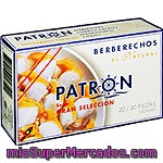 Patron Gran Seleccion Berberechos Al Natural 20-30 Piezas Lata 63 G