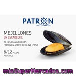 Patron Mejillones En Escabeche De Las Rías Gallegas 8-12 Piezas Lata 69 G Neto Escurrido