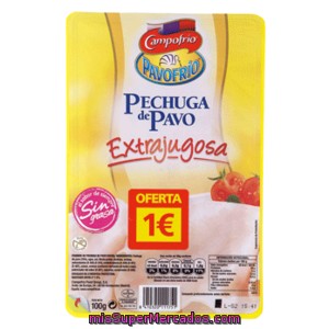 Pavofrío Pechuga De Pavo Lonchas Envase 100 Gr