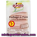 Pechuga De Pavo Artesana En Lonchas Finas El Pozo All Natural 90 Gramos