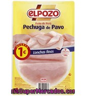 Pechuga De Pavo En Finas Lonchas El Pozo 100 G.