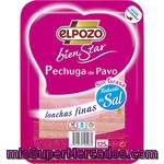 Pechuga De Pavo Lonchas Finas El Pozo 125 G.