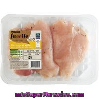 Pechuga Pollo Al Ajillo Eroski Faccile, Bandeja Peso Aprox. 1,00 Kg