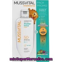 Pediatric Leche Fp50+ Mussvital, Bote 300 Ml + Pulsera Musskid