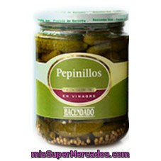 Pepinillo Vinagre Fino, Hacendado, Tarro 420g. Escurrido 250g