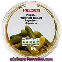 Pepinillos En Vinagre Eroski, Tarrina 300 G