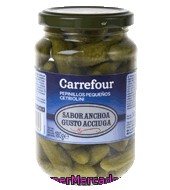 Pepinillos En Vinagre Sabor Anchoa Carrefour 180 G.