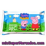 Peppa Pig Toallitas Húmedas Para El Wc Envase 12 Unidades