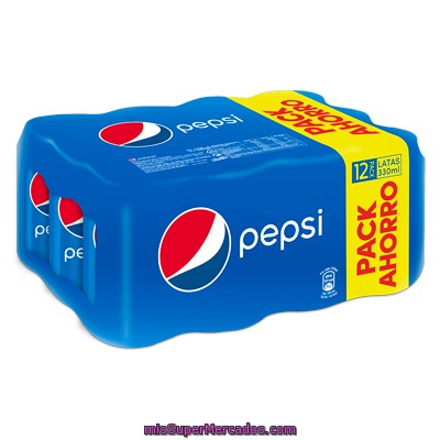 Pepsi Clásica Pack 12 Latas 33 Cl