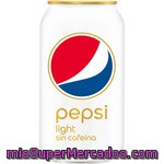 Pepsi Light Sin Cafeína Lata 33 Cl