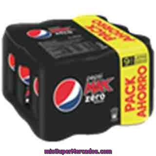 Pepsi Max Zero Azúcar Pack 9 Latas Lata 33 Cl