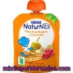 Pera, Frambuesa Y Cereales En Bolsita Nestlé - Naturnes 90 G.
