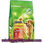 Perro Seco Omega Oils De Carne-pescado Friskies, Saco 3 Kg