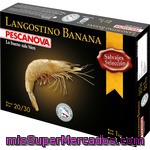 Pescanova Langostino Banana Salvaje Selección 20-30 Piezas Estuche 1000 G Neto Escurrido