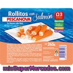 Pescanova Rollitos De Mar Con Salmón Sin Gluten Y Sin Lactosa Estuche 265 G