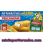 Pescanova Varitas De Merluza Empanada Popcorn Al Horno 10 Unidades Estuche 300 G