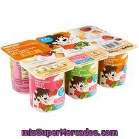 Petit Fruit Mix Eroski, Pack 6x55 G