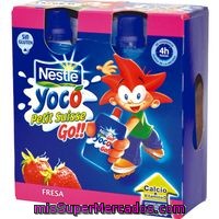 Petit Go Fresa Nestlé - Yoco Pack De 4x80 G.