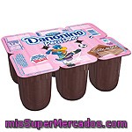 Petit Suisse Chocolate Danonino De Danone Pack 6 Unidades De 55 Gramos