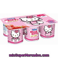 Petit Suisse Hello Kitty De Nestlé 6 Unidades De 50 Gramos