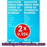 Pharmaset Solución única Para Lentes De Contacto Blandas 2x360 Ml 720 Ml