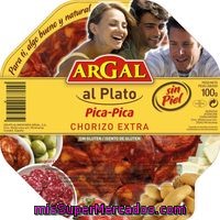 Pica Pica Chorizo Argal, Bandeja 60 G