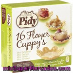 Pidy Minitartaletas Con Forma De Flor 16 Unidades Envase 54 G