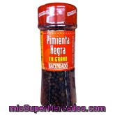 Pimienta Negra Grano (tapón Marron), Hacendado, Tarro 70 G