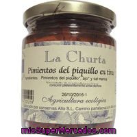 Pimiento De Piquillo Ecológico En Tiras La Churta, Tarro 215 G