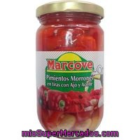 Pimiento Morrón Al Ajo En Tiras Marcove, Tarro 190 G