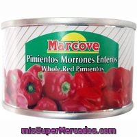 Pimiento Morrón Entero Marcove, Lata 60 G