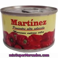 Pimiento Morrón Entero Martinez, Lata 60 G