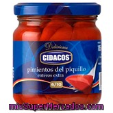 Pimiento Piquillo Entero Conserva, Cidacos, Tarro 340 G Escurrido 260 G