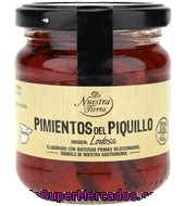 Pimientos Del Piquillo 9/17 Frasco Piezas De Lodosa - De Nuestra Tierra De Nuestra Tierra 190 G.